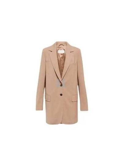 Women's Anta Single Breasted Jacket Camel - MAX MARA - BALAAN 2