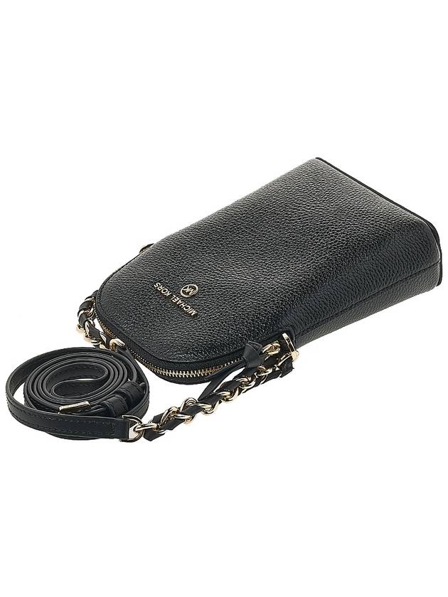 Jet Set Charm Leather Cross Bag Black - MICHAEL KORS - BALAAN 5