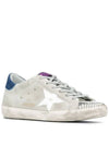 Superstar Suede Low Sneakers Blue White - GOLDEN GOOSE - BALAAN 5