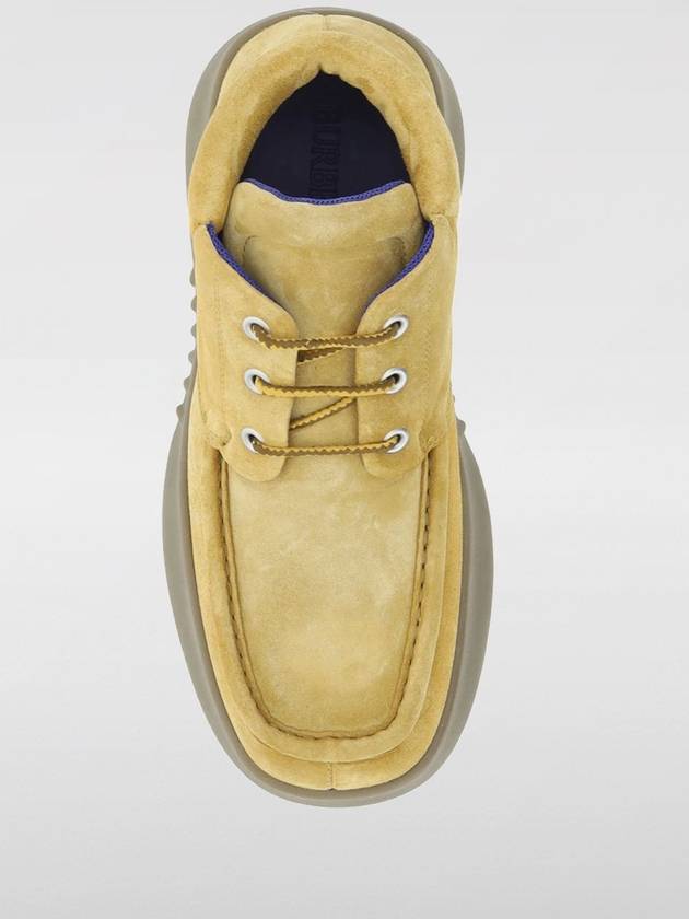 Suede Log Worker Boots Beige - BURBERRY - BALAAN 5