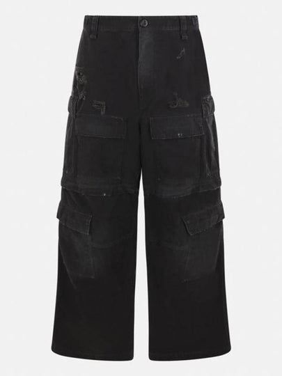 Cargo Straight Pants Black - BALENCIAGA - BALAAN 2