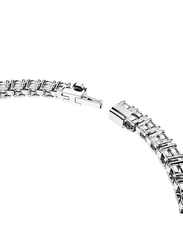 Matrix Tennis Rhodium Plated Bracelet White - SWAROVSKI - BALAAN 3