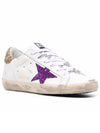 Leopard Tab Superstar Low Top Sneakers White - GOLDEN GOOSE - BALAAN 3