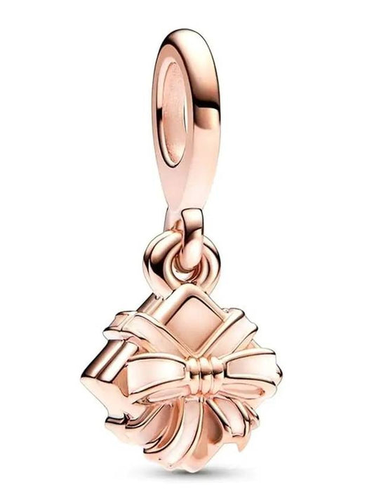 Women's Happy Birthday Openable Dangle Charm Pink Gold - PANDORA - BALAAN 1