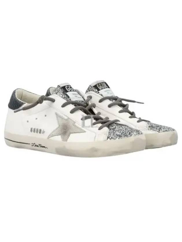 Superstar Glitter Low Top Sneakers White - GOLDEN GOOSE - BALAAN 2