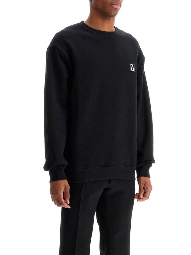 crewneck sweatshirt with logo - VALENTINO - BALAAN 2