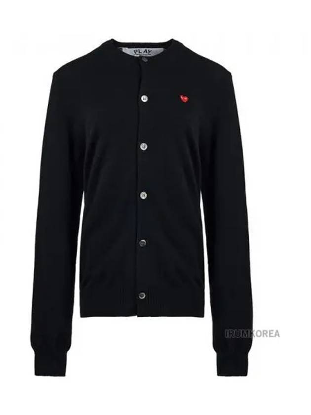 Heart Wappen Cardigan Black - COMME DES GARCONS - BALAAN 2