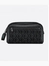 CD Diamond Toiletry Pouch Black - DIOR - BALAAN 2