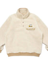 Boa Fleece Pullover Jacket White HM26JK036 - HUMAN MADE - BALAAN 3