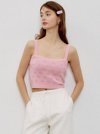 Punching knit top_Pink - ITER - BALAAN 2