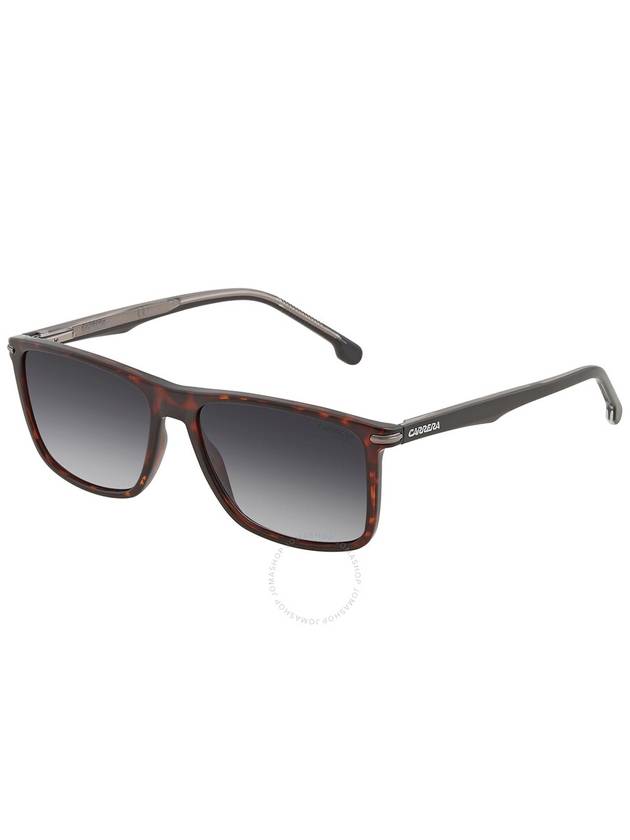 Carrera Grey Shaded Rectangular Men's Sunglasses CARRERA 298/S 0086/9O 57 - CARRERA - BALAAN 3