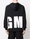 Big Logo Print Cotton Hoodie Black - MSGM - BALAAN 3