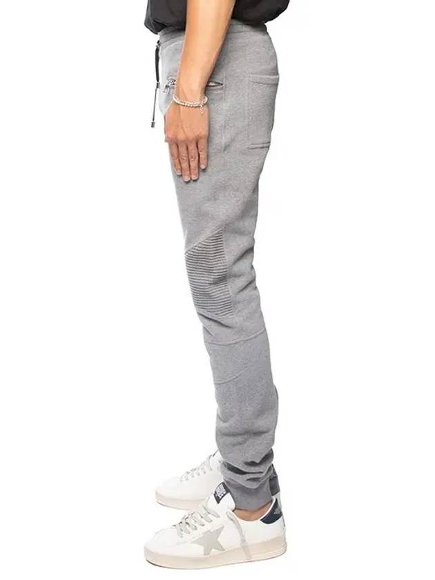 Slim biker training pants gray w6hj518 - BALMAIN - BALAAN 4