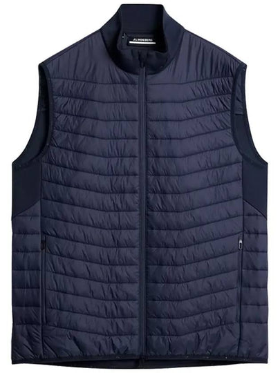 Men's Holden Quilt Hybrid Vest Navy - J.LINDEBERG - BALAAN 2