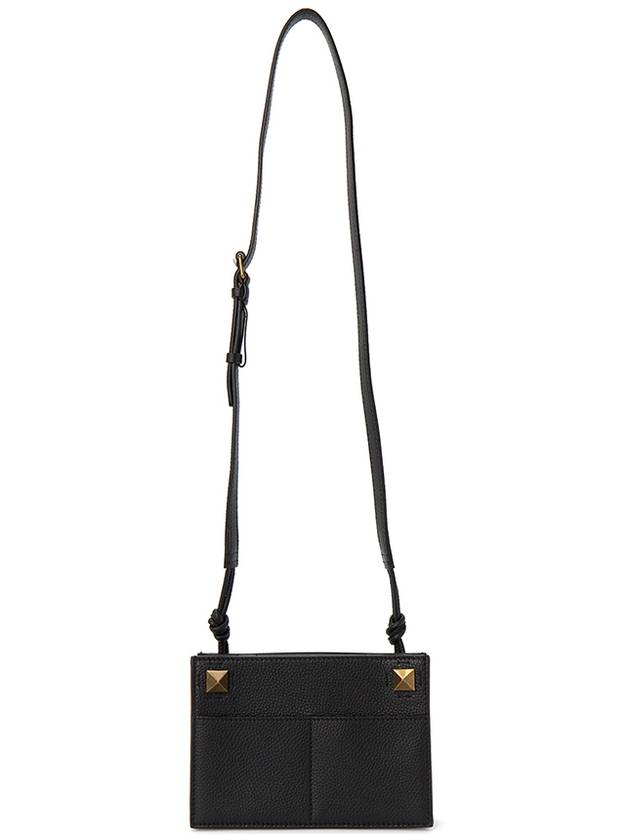 One Stud Cross Bag Black - VALENTINO - BALAAN 8