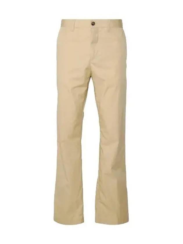 Dropper Light Cotton Straight Pants Safari Beige - J.LINDEBERG - BALAAN 2