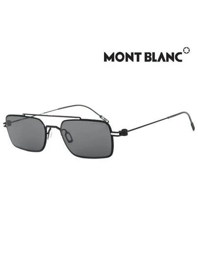 Eyewear Aviator Metal Sunglasses Black - MONTBLANC - BALAAN 2