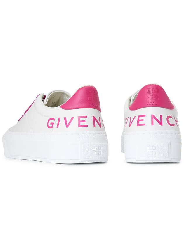 City Sports Leather Low Top Sneakers White - GIVENCHY - BALAAN.
