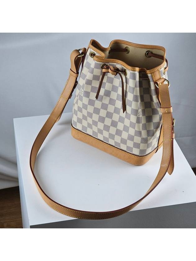 Noe BB Damier Azur Bucket Bag Shoulder N41220 - LOUIS VUITTON - BALAAN 4