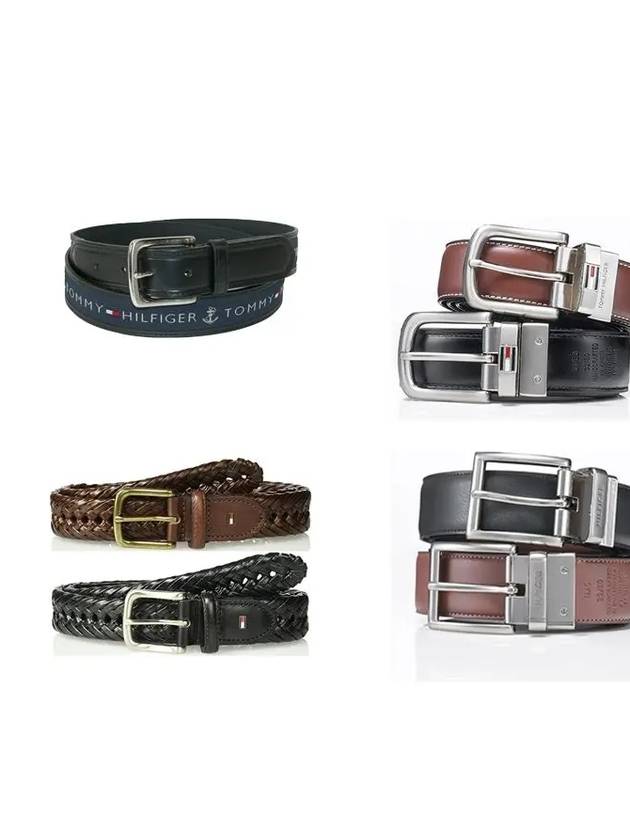 Men s casual belt 5 types of double sided belts - TOMMY HILFIGER - BALAAN 1