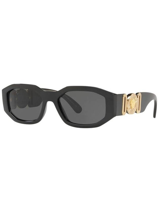VE4361F GB1 87 55 Officially imported oval horn rimmed Asian fit luxury sunglasses - VERSACE - BALAAN 1