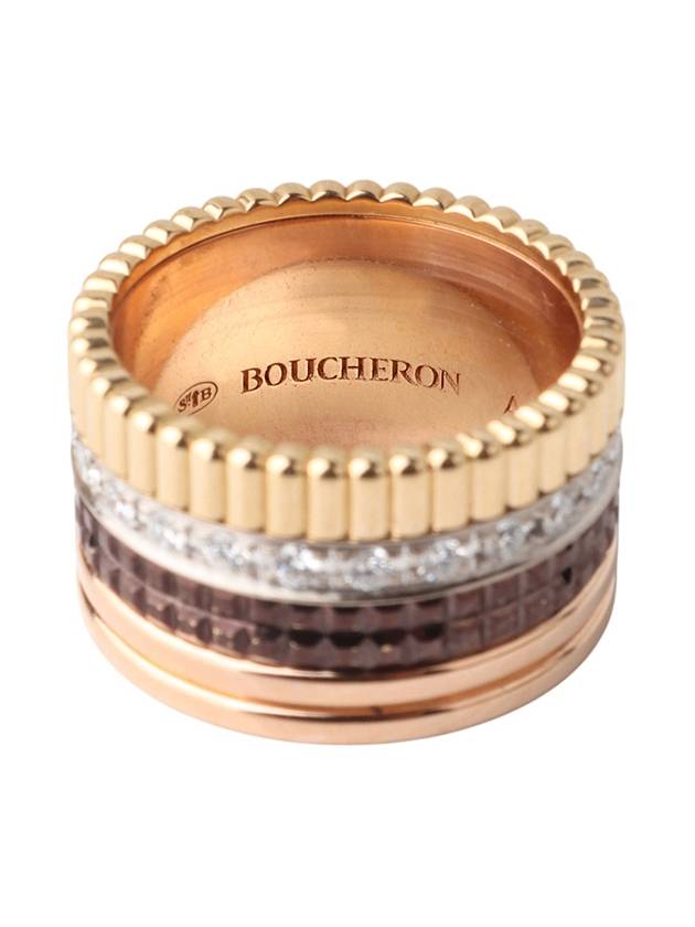 JRG00623 Diamond Quattro Classic Large Ring No 50 33964 - BOUCHERON - BALAAN 5