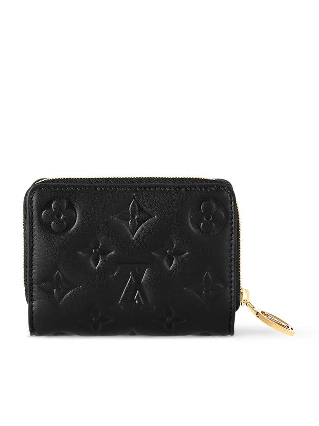 Women's Lou Monogram Lambskin Coin Purse Black - LOUIS VUITTON - BALAAN 6