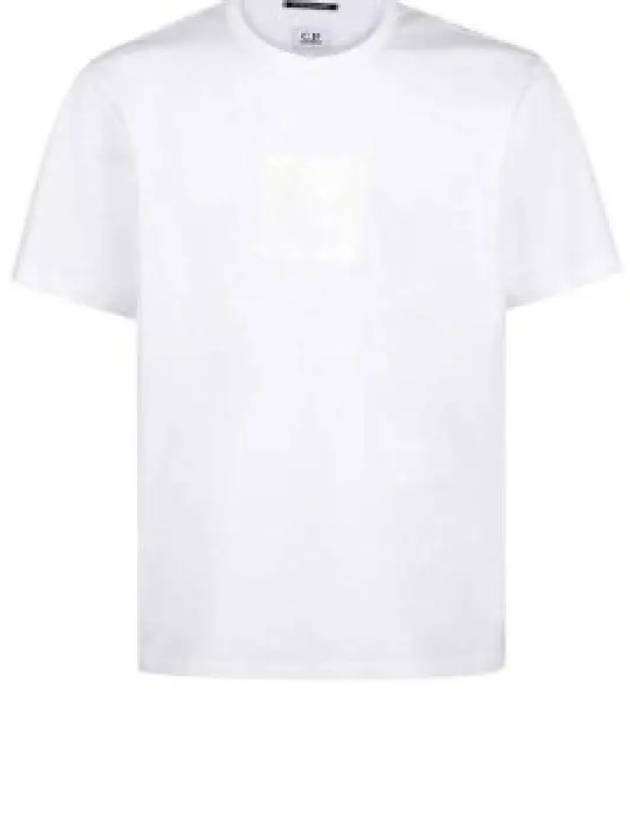 Logo Short Sleeve White 14CMTS197A 006370W 1318548 - CP COMPANY - BALAAN 1