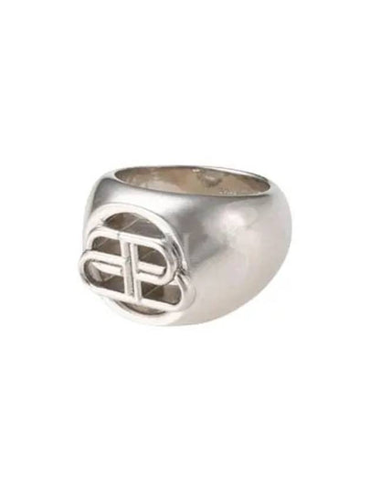 BB Signature Bold Ring Silver - BALENCIAGA - BALAAN 2