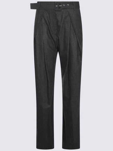 Eleventy Dark Grey Wool Pants - ELEVENTY MILANO - BALAAN 1