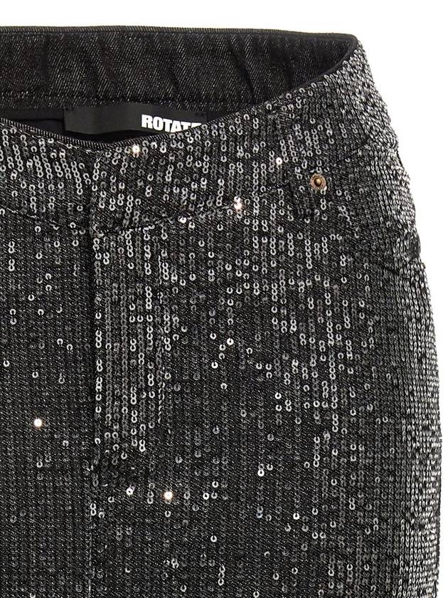 Rotate Birger Christensen Sequin Denim Skirt - ROTATE - BALAAN 3