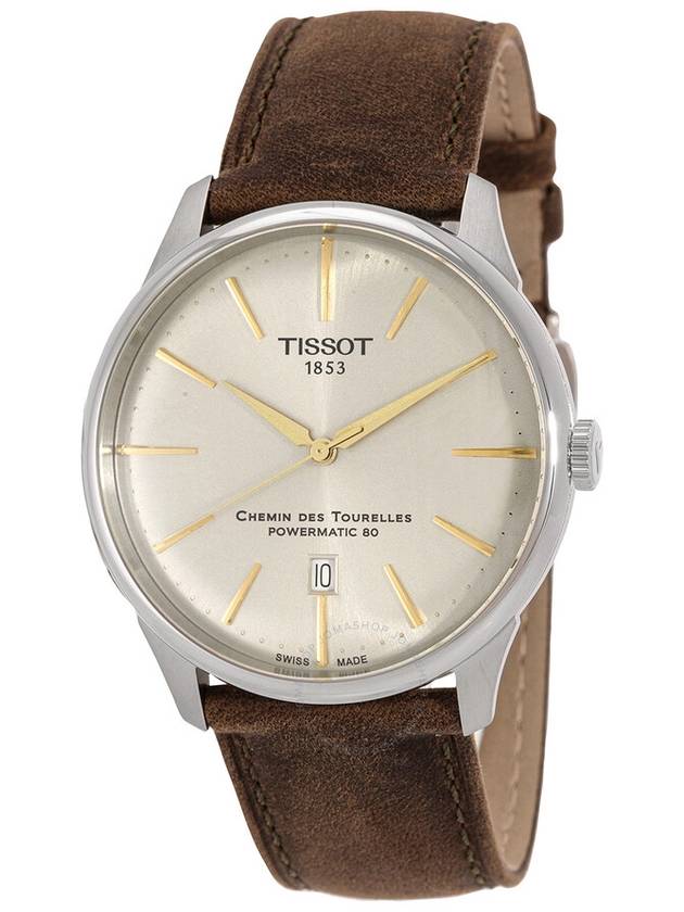 Tissot Chemin Des Tourelles Automatic Ivory Dial Men's Watch T1394071626100 - TISSOT - BALAAN 1