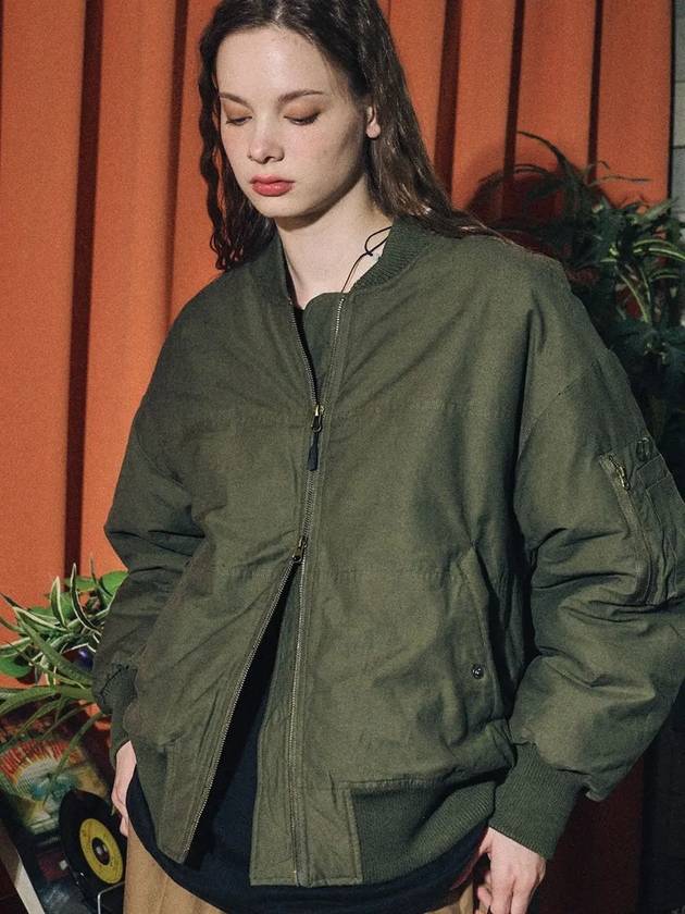 MA 1 over cut bomber jacket khaki - CPGN STUDIO - BALAAN 3