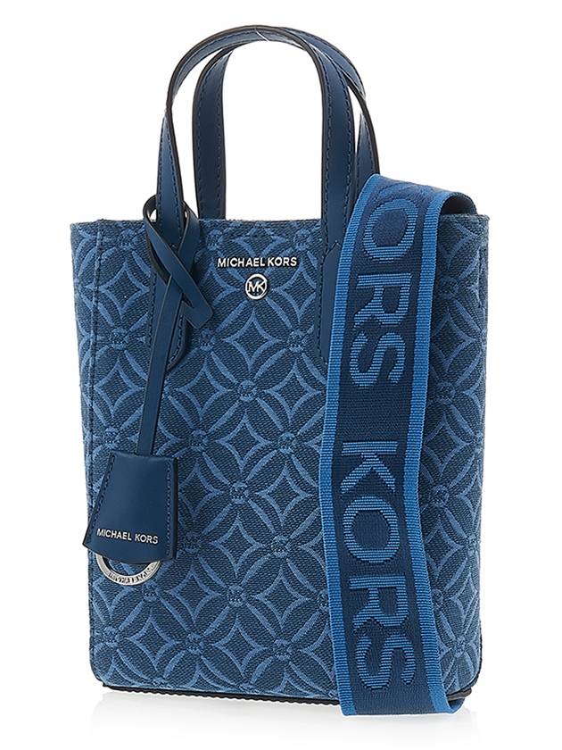 Sinclair Extra Small Jacquard Cross Bag Blue - MICHAEL KORS - BALAAN 3