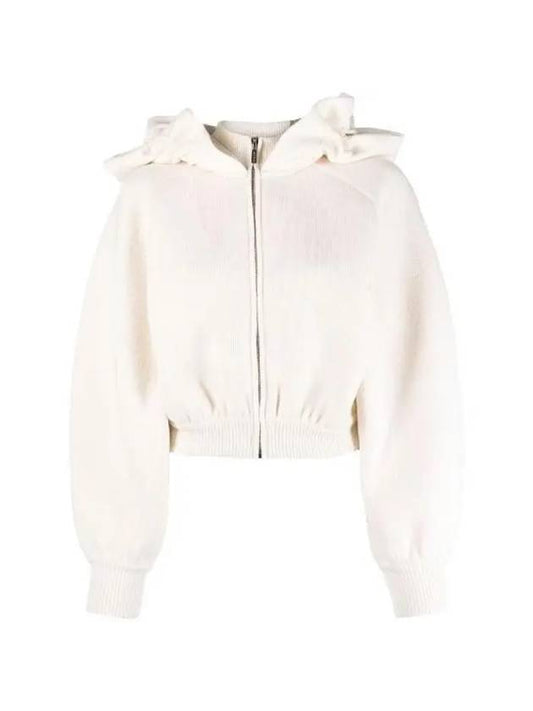 La Maille Crinoline Hooded Knit Top Off White - JACQUEMUS - BALAAN 2