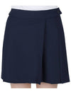 Women's Cataleya Pleated Skirt Navy - J.LINDEBERG - BALAAN 7