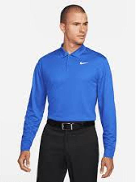 Men's Golf Dri-Fit Victory Solid Long Sleeve Polo DN2344 480 LS - NIKE - BALAAN 2