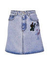 Denim Short A-Line Skirt Blue - MARNI - BALAAN 2