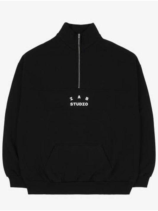 Half Zip Up Black White 2XL - IAB STUDIO - BALAAN 2