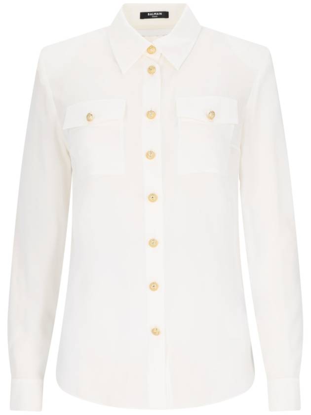 Balmain Shirts White - BALMAIN - BALAAN 1