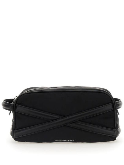 Logo Harness Travel Pouch Bag Black - ALEXANDER MCQUEEN - BALAAN 2