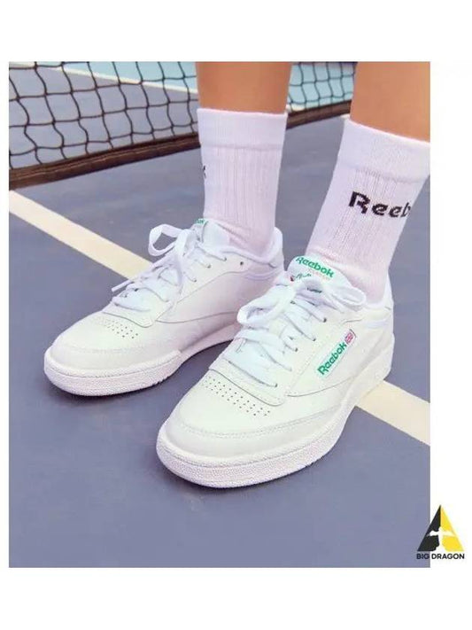 sneakers AR0456 CLUB C 85 WHITE GREEN white - REEBOK - BALAAN 2