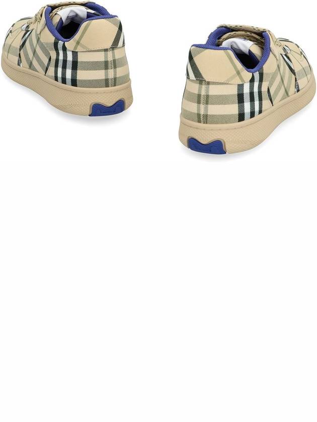 Check Low Top Sneakers Beige - BURBERRY - BALAAN 5