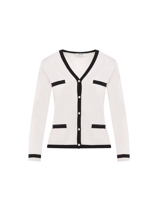 Kenya Cardigan White - MAX MARA - BALAAN 1