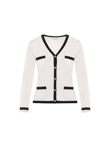 Kenya Cardigan White - MAX MARA - BALAAN 1