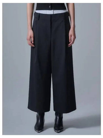 Double waist pin tuck pants black domestic product GM0024061834280 - JUUN.J - BALAAN 1