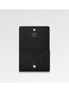 Monogram Embossed Leather Business Card Wallet Black - LOUIS VUITTON - BALAAN 6