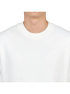 Wappen Patch Garment Dyed Sweatshirt White - STONE ISLAND - BALAAN 6