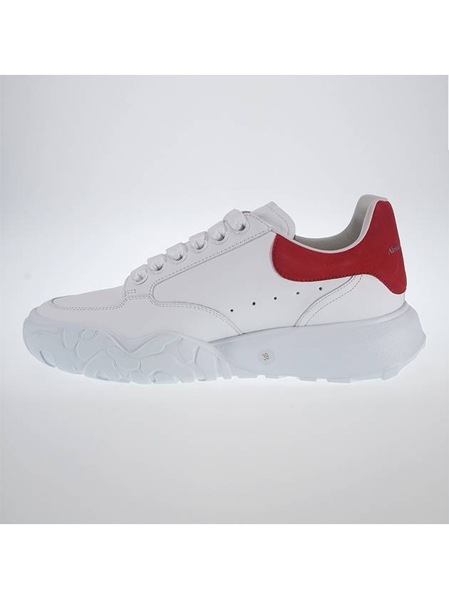 Court Trainer Red Tab Low Top Sneakers White - ALEXANDER MCQUEEN - BALAAN 3