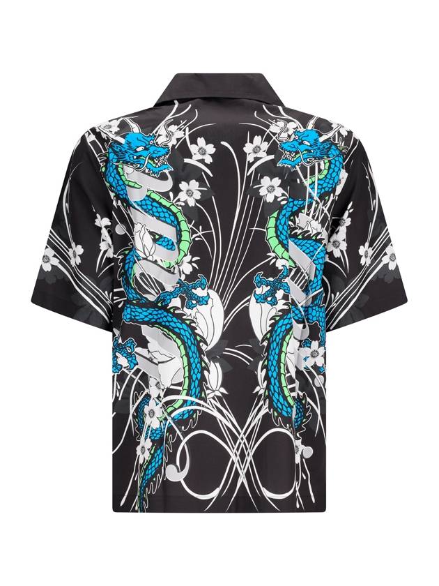 Dragon Print Bowling Shirt PS24MSS022 - AMIRI - BALAAN 3